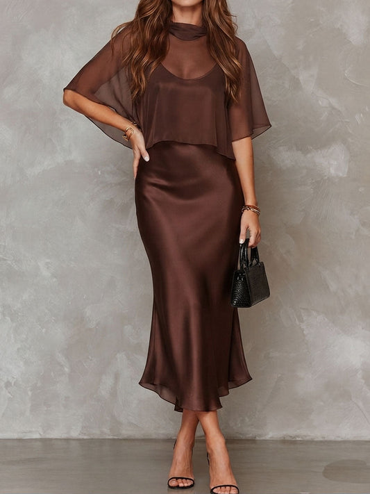 Vestido Midi de Satén - Miriam