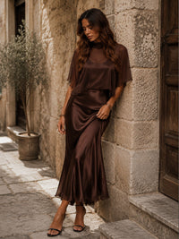 Vestido Midi de Satén - Miriam