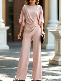 Conjunto de Blusa y Pantalón que Cae sin Marcar - Mercedes