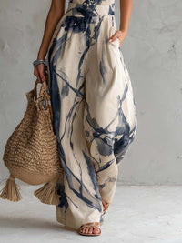Mono de Pierna Ancha Estampado - Lorena