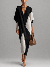 Vestido Midi Bicolor - Vega