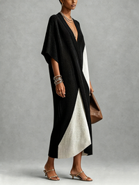 Vestido Midi Bicolor - Vega