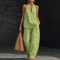 Conjunto Halter con Pantalón Palazzo - Alba