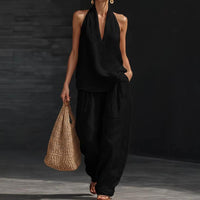 Conjunto Halter con Pantalón Palazzo - Alba