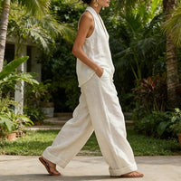 Conjunto Halter con Pantalón Palazzo - Alba