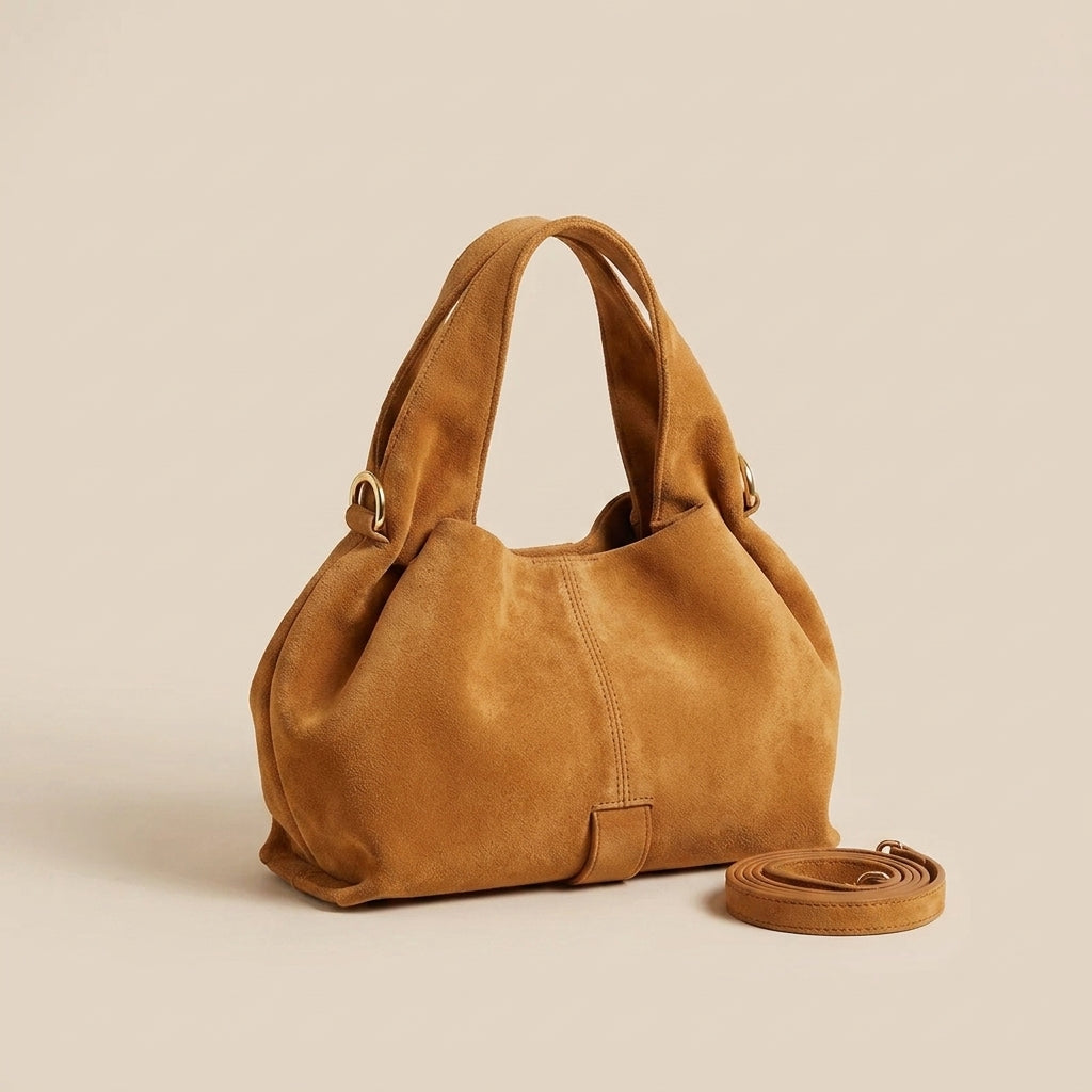 Bolso Efecto Ante con Cierre Magnético - Greta