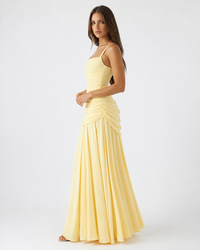Vestido Largo con Escote Cuadrado - Jimena