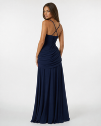 Vestido Largo con Escote Cuadrado - Jimena