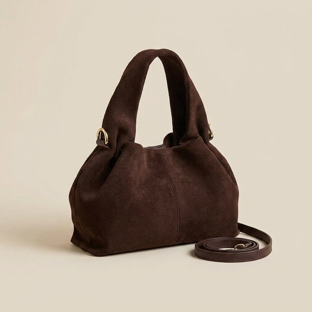 Bolso Efecto Ante con Cierre Magnético - Greta