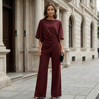 Conjunto de Blusa y Pantalón que Cae sin Marcar - Mercedes