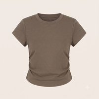 Camiseta Entallada Cuello Redondo