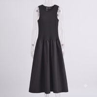 Vestido largo de silueta evasé