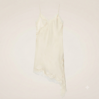 Vestido Mini de Encaje Asimétrico