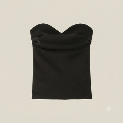 Conjunto Top Fruncido y Pantalón Ancho