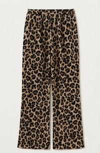 Pantalón Recto Print Leopardo