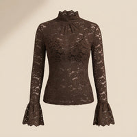 Top de Encaje con Cuello Alto - Emma