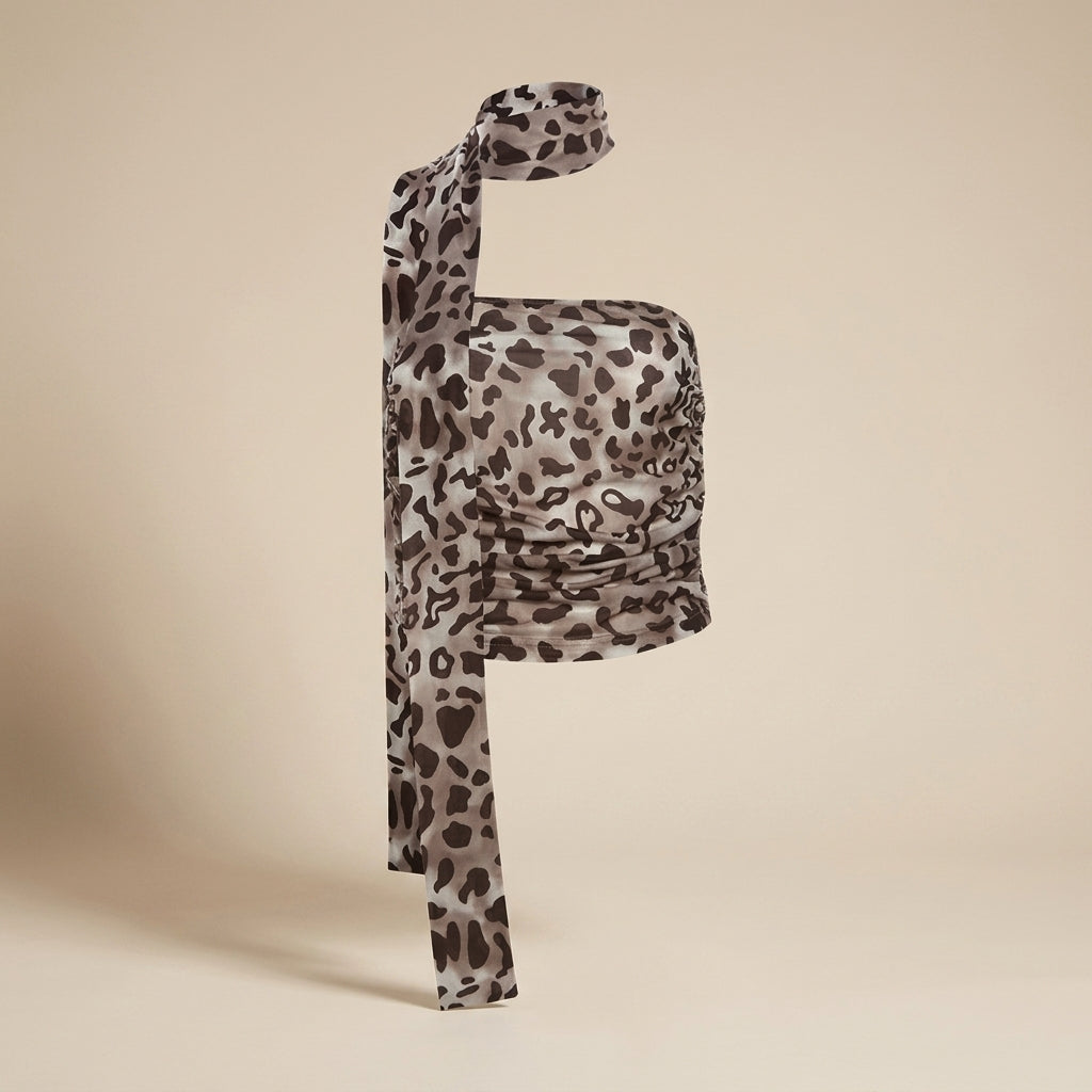 Top de Tul Estampado Animal - Carmen
