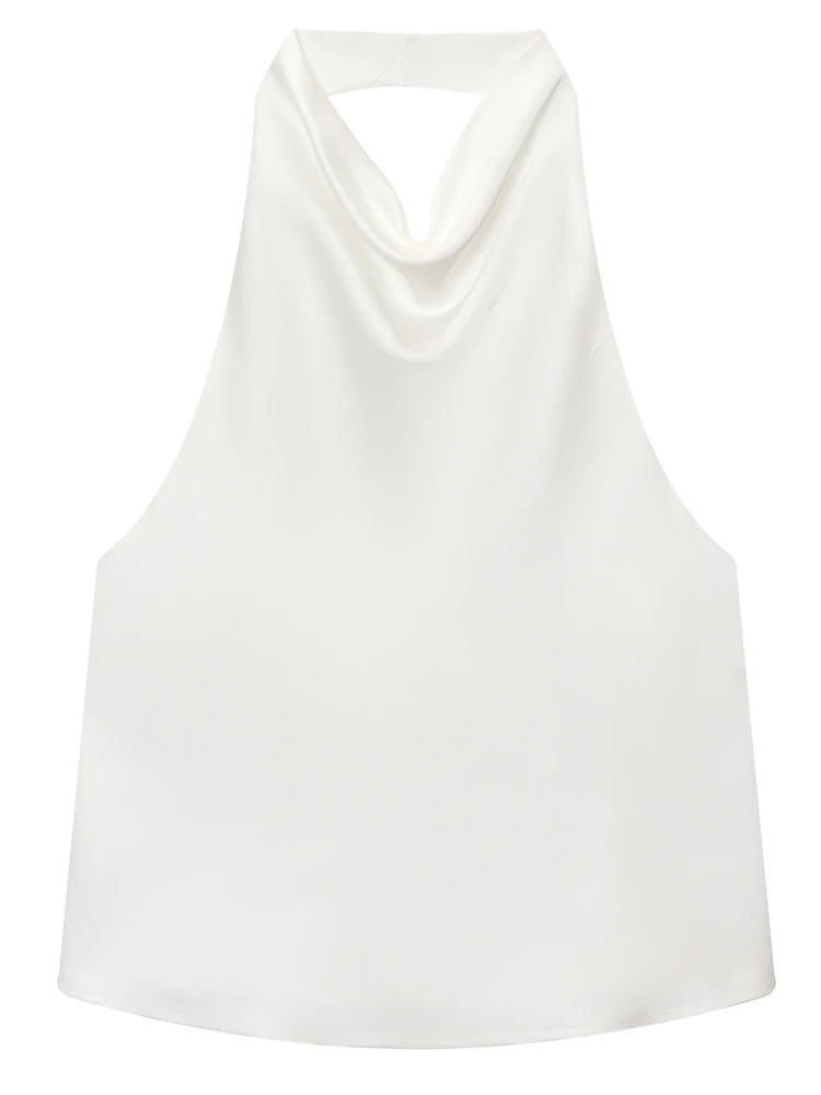 Top halter de caída fluida