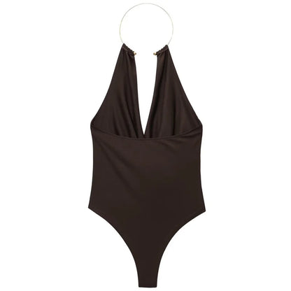 Body Halter Espalda Abierta