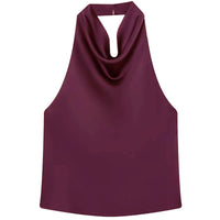 Top halter de caída fluida
