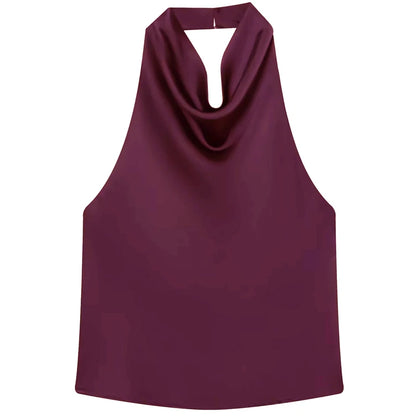 Top halter de caída fluida