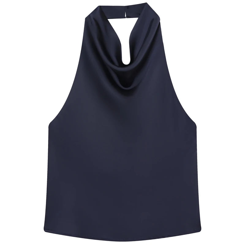 Top halter de caída fluida