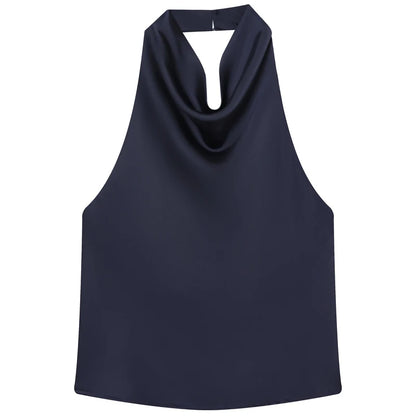 Top halter de caída fluida