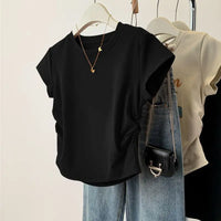 Camiseta Entallada Cuello Redondo