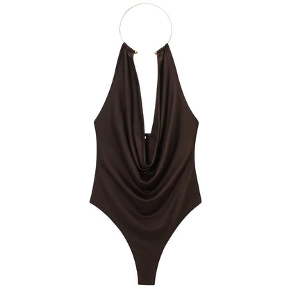 Body Halter Espalda Abierta