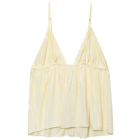 Top Cropped Anudado de Encaje