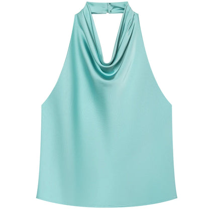 Top halter de caída fluida