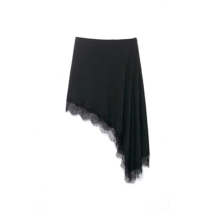 Falda mini de corte asimétrico