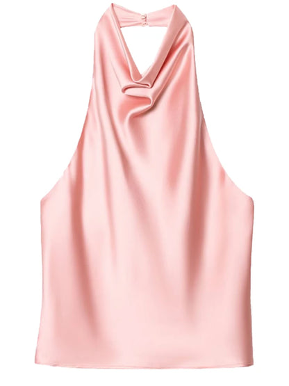 Top halter de caída fluida