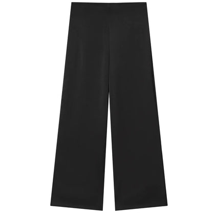 Conjunto de Raso Palabra de Honor y Pantalón Recto