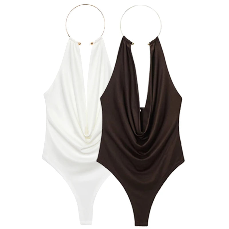 Body Halter Espalda Abierta