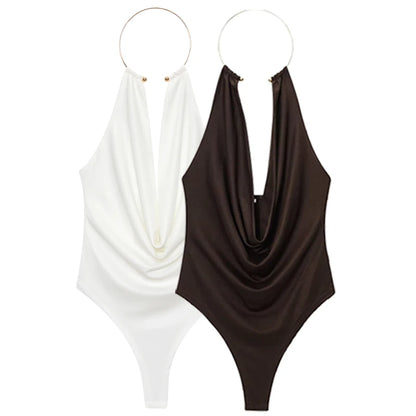 Body Halter Espalda Abierta