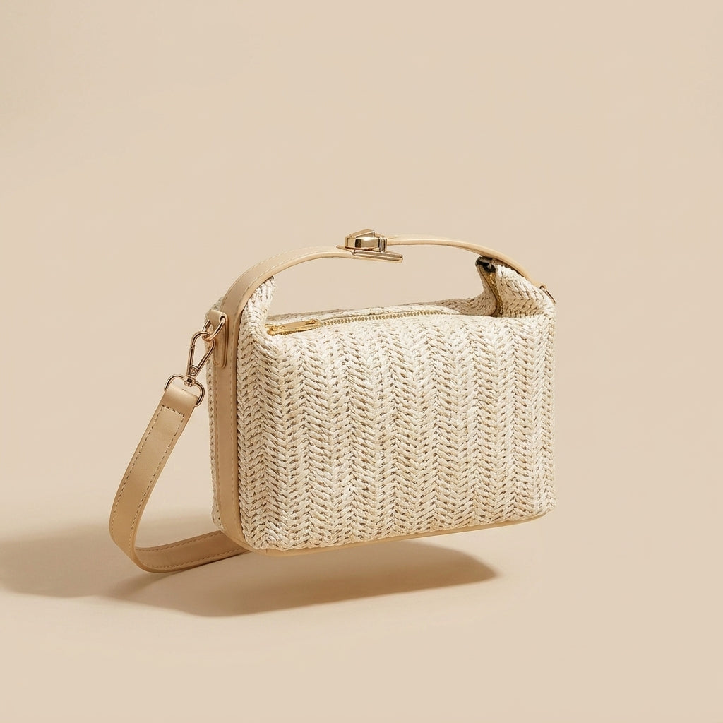 Bolso Cubo de Rafia - Noa