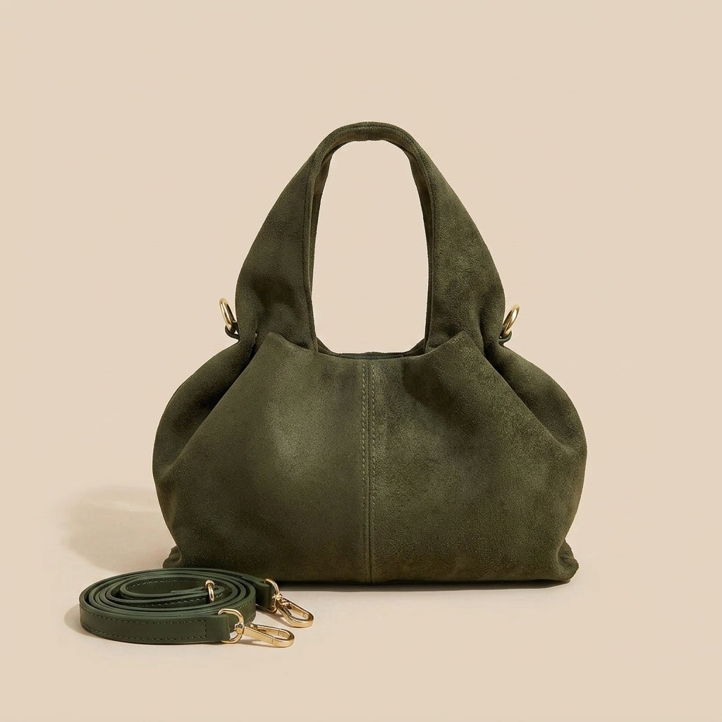 Bolso Efecto Ante con Cierre Magnético - Greta