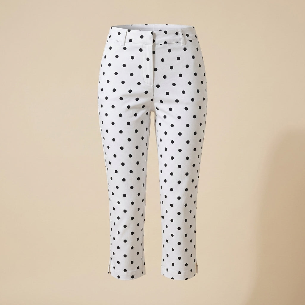 Pantalón Capri con Abertura Lateral - Paula