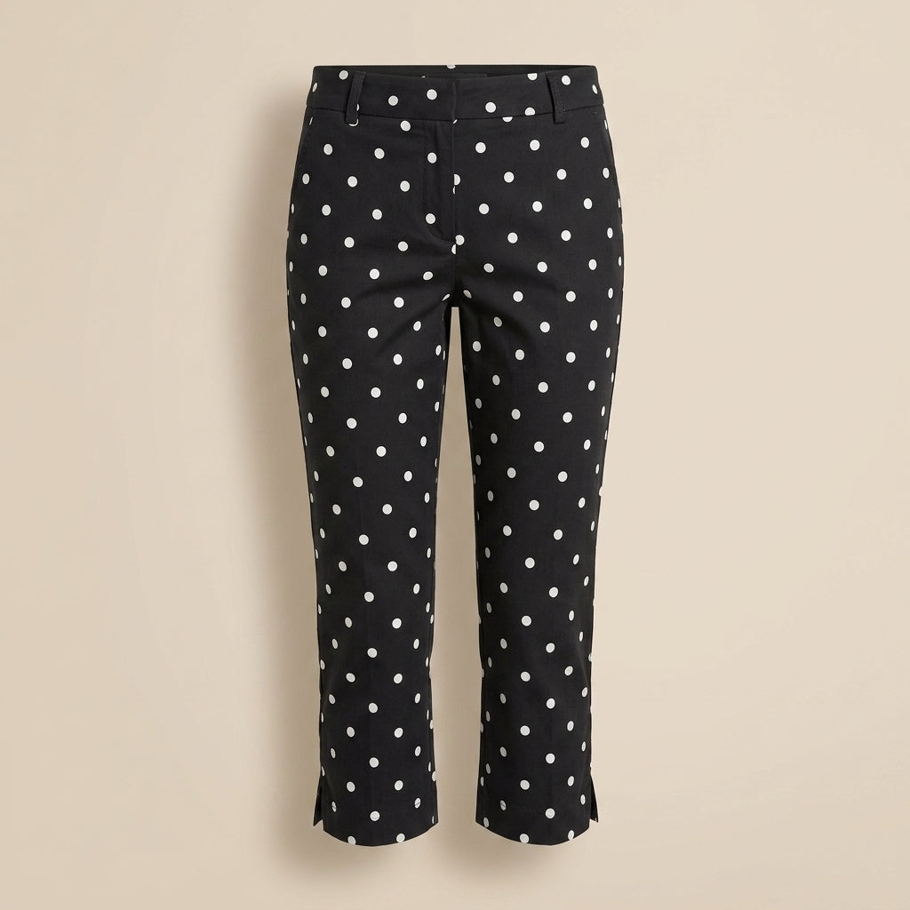 Pantalón Capri con Abertura Lateral - Paula