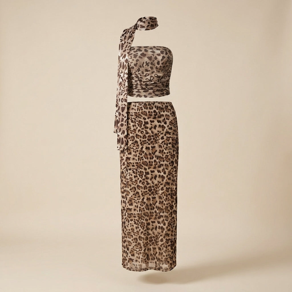 Top de Tul Estampado Animal - Carmen