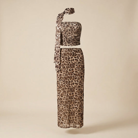 Top de Tul Estampado Animal - Carmen