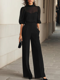 Conjunto de Blusa y Pantalón Palazzo - Sabina
