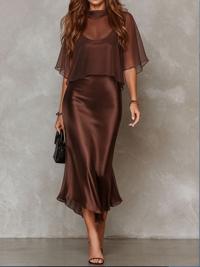 Vestido Midi de Satén - Miriam