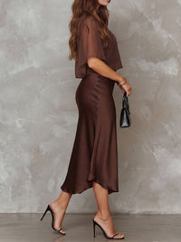 Vestido Midi de Satén - Miriam