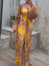 Vestido con Escote en V - Pilar