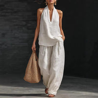 Conjunto Halter con Pantalón Palazzo - Alba