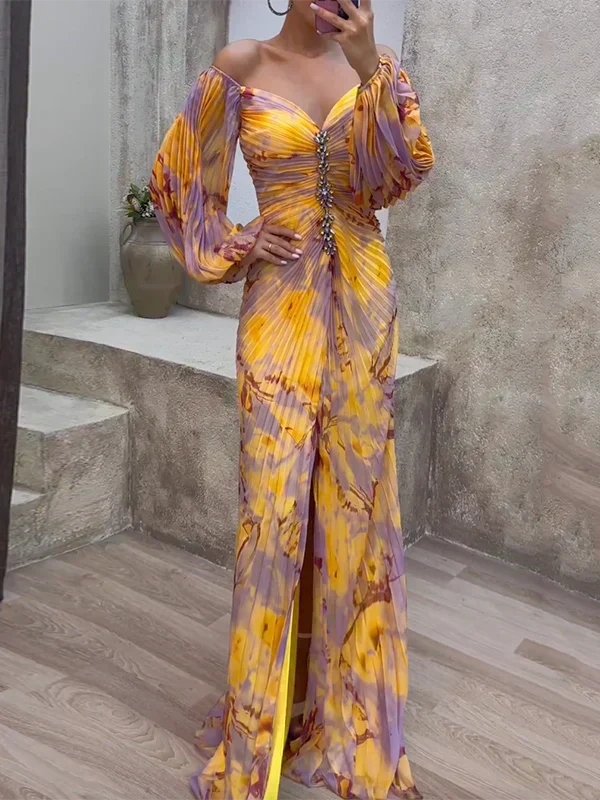 Vestido con Escote en V - Pilar