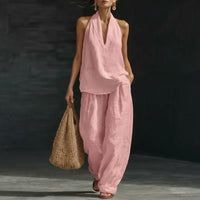 Conjunto Halter con Pantalón Palazzo - Alba