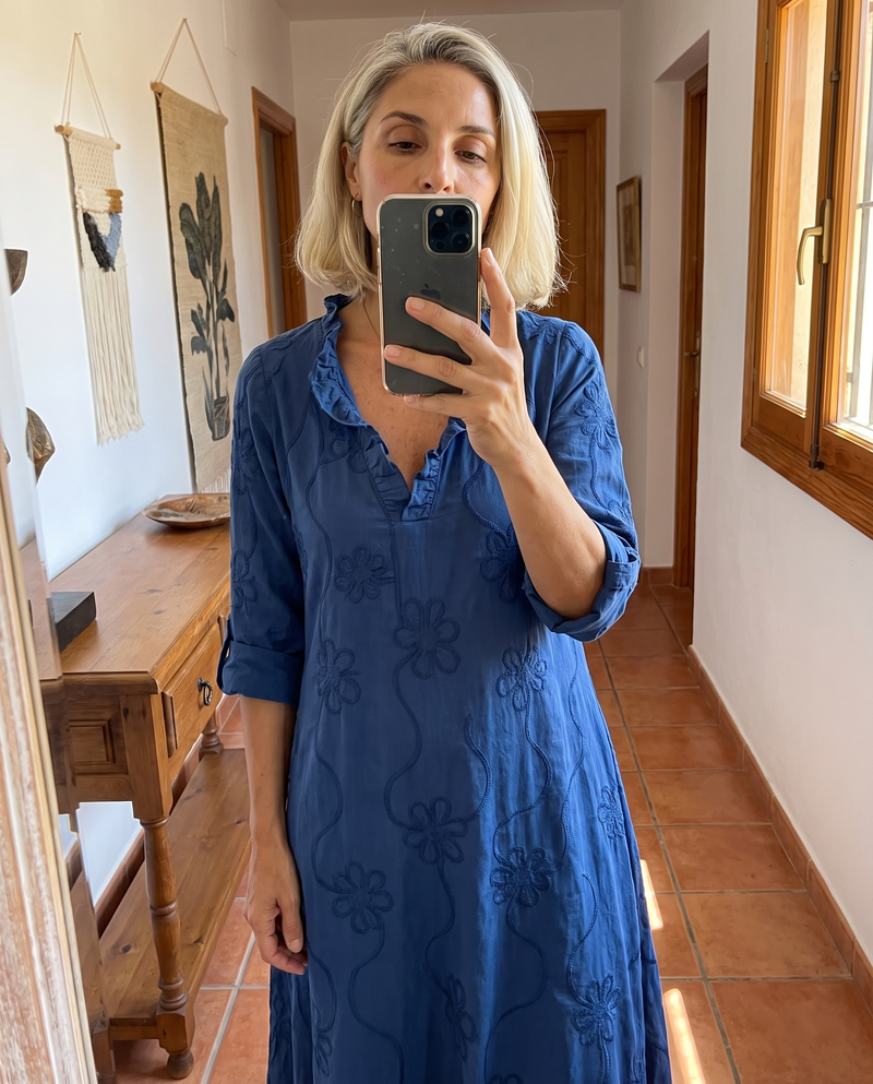 Vestido Nuria en azul